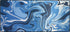Muismat met abstract blauw marmerpatroon – Neon Blue Bevel stijl